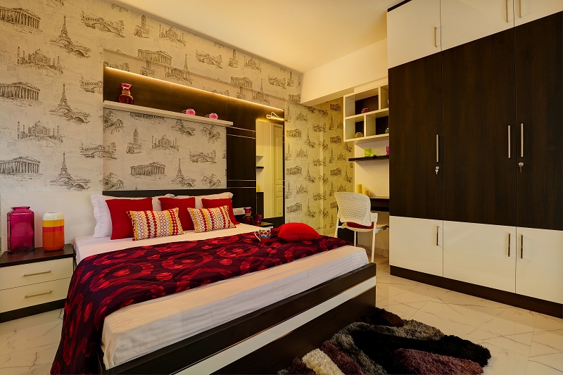 3 BHK flats in Edappally - BEDROOM