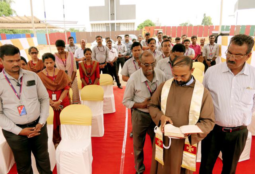 flats in kakkanad - Opening ceremony prayers