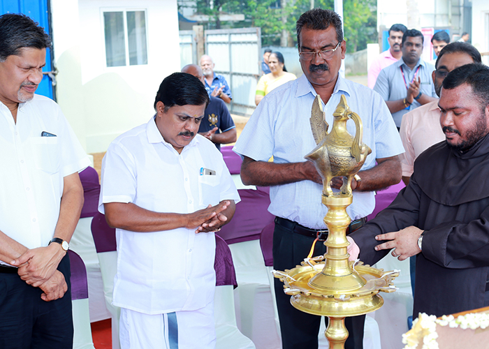 flats for sale in Kottayam - Bhoomi Pooja Of Confident Cygnus - Near Collectorate, Kottayam