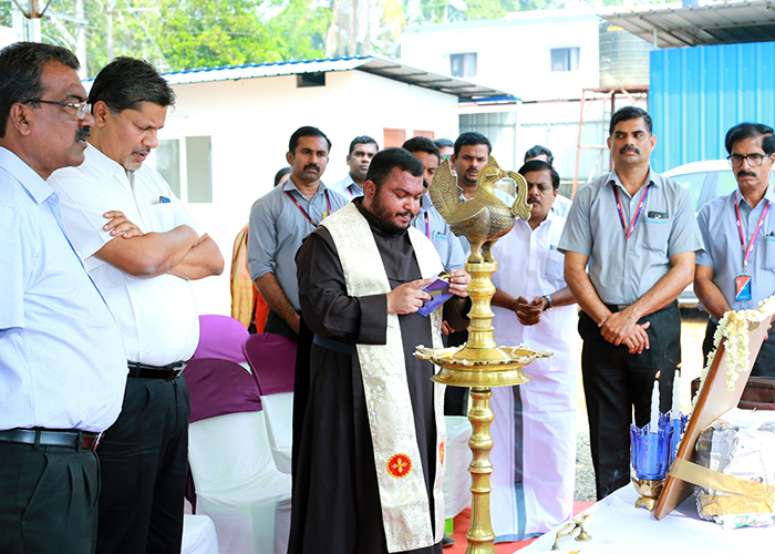 Bhoomi Pooja of Confident Cygnus , Kottayam