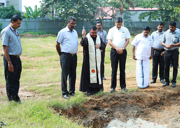 Bhoomi Pooja Of Confident Cygnus - Near Collectorate, Kottayam