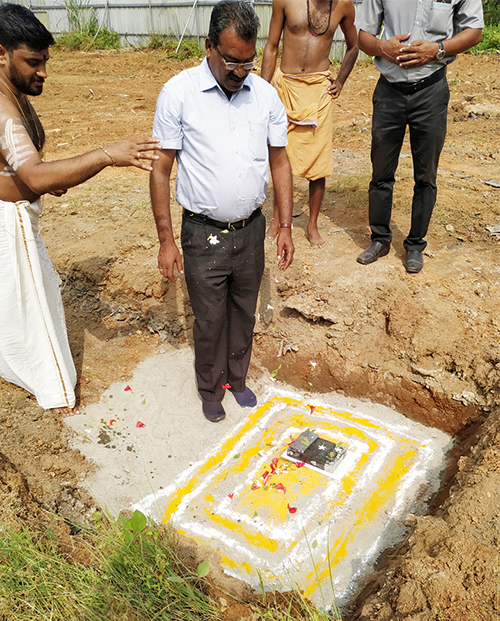 flats for sale in kottayam - Bhoomi Pooja Of Confident Cygnus - Near Collectorate, Kottayam