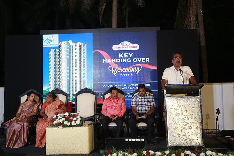 Key Handing Over Ceremony Of Confident Vega III, Paravattani , Thrissur