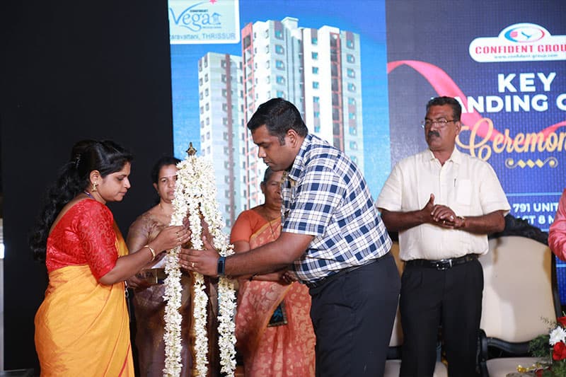 Key Handing Over Ceremony Of Confident Vega III, Paravattani , Thrissur