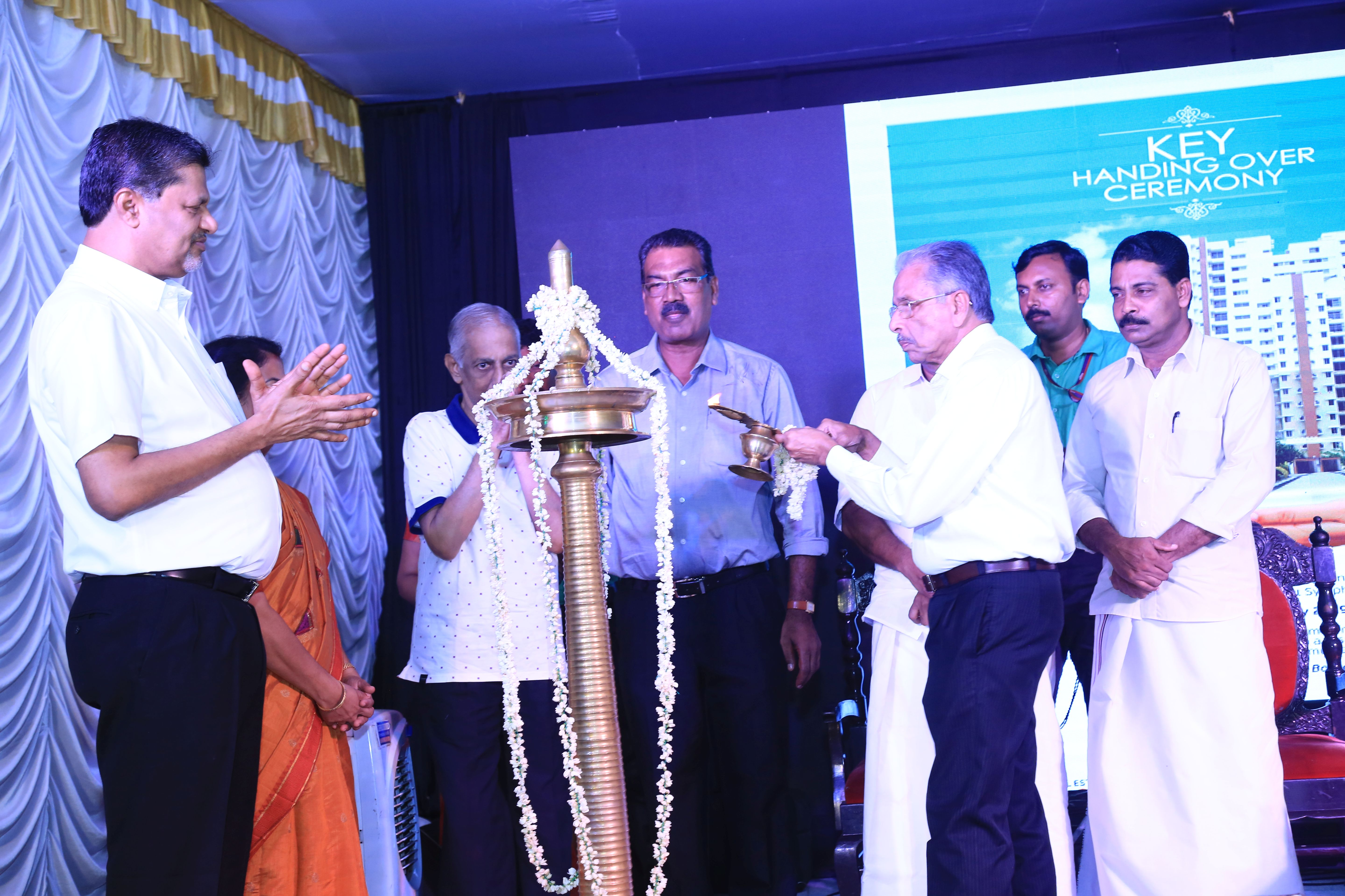 Lamp Lighting by Sri Seniormost Owner Sri M.J Paul