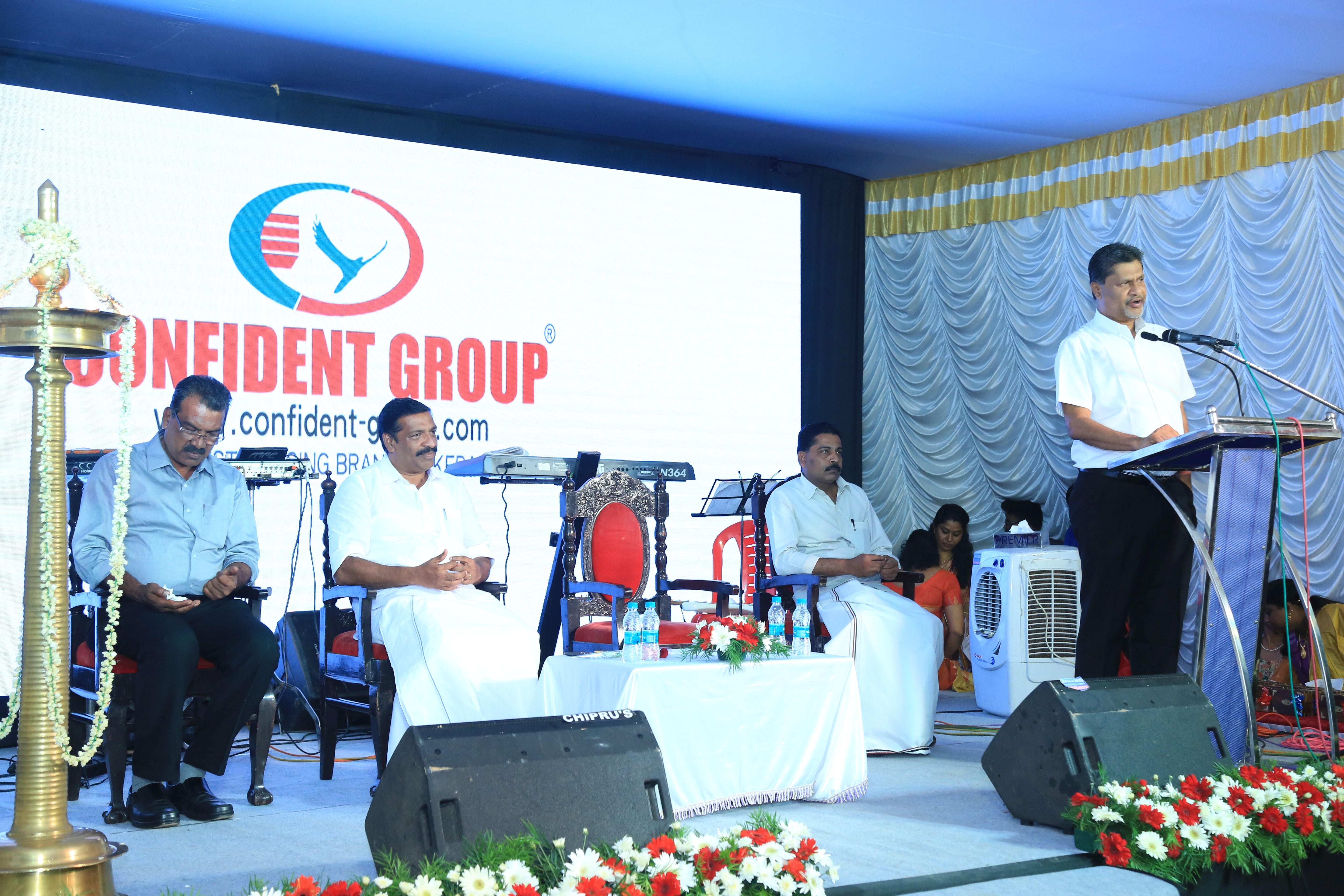 Inaugural address by COnfident Group MD Sri T.A Joseph